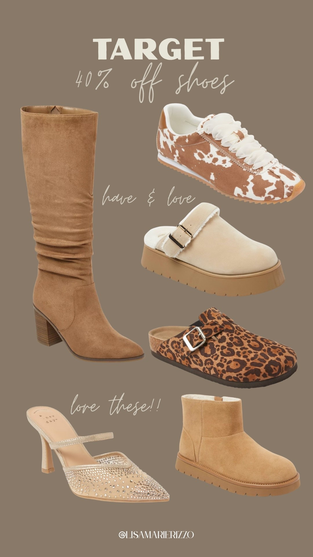 40% off all shoes at Target!! 

#LTKFindsUnder50 #LTKSaleAlert #LTKStyleTip