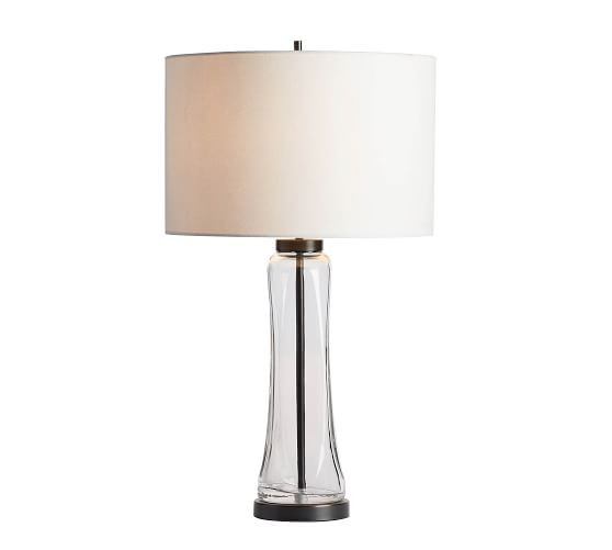 Berkeley Glass USB Table Lamp (25"-29") | Pottery Barn (US)