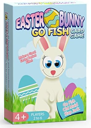 Easter Bunny Go Fish – Play 3 Fun Easter Games for Kids Including Go Fish, Old Maid and Slap Ja... | Amazon (US)