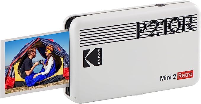 Kodak Mini 2 Retro 2.1x3.4” Portable Instant Photo Printer, Wireless Connection, Compatible wit... | Amazon (US)