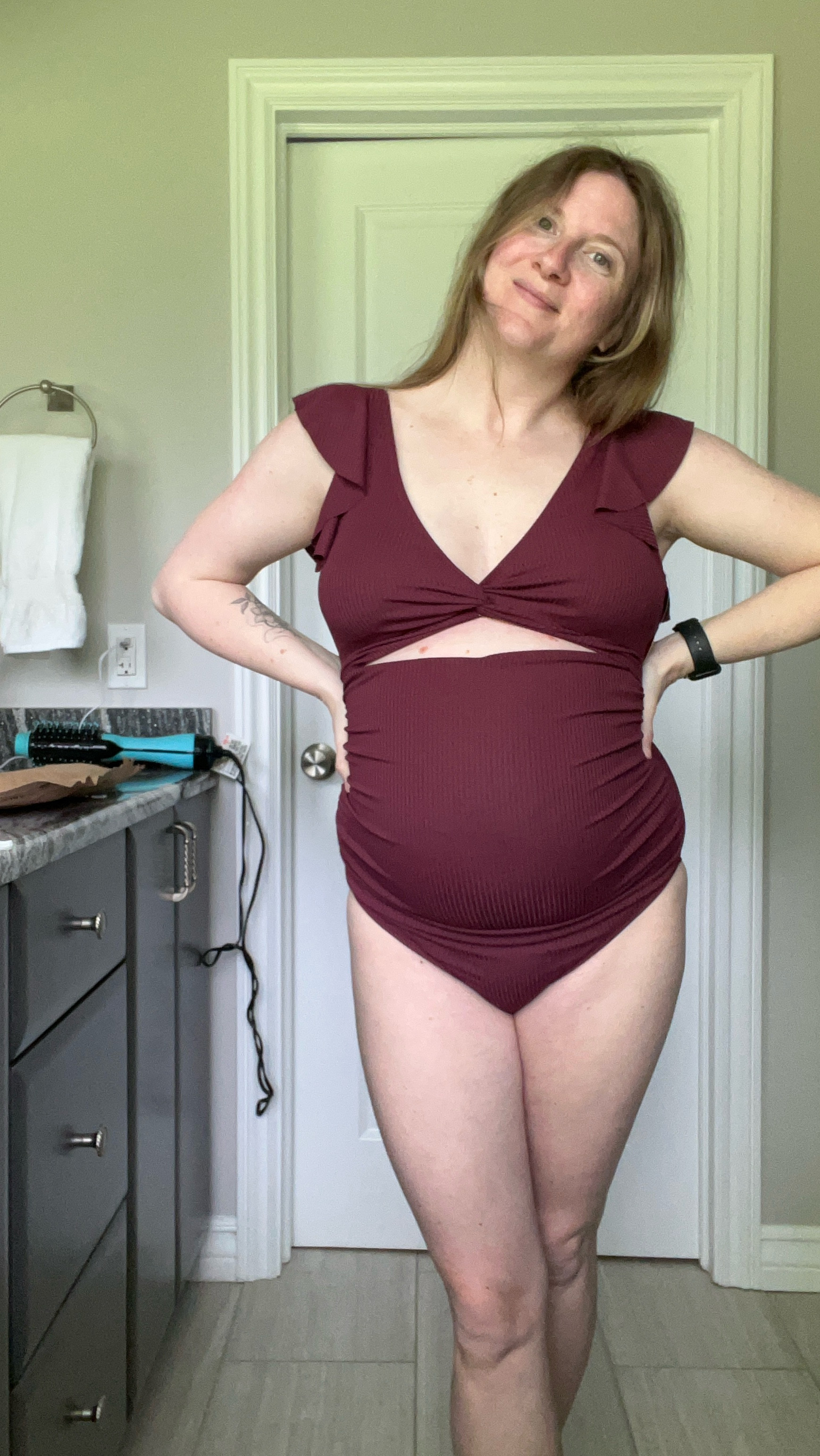 Cutest maternity swimsuit from Amazon! 

#LTKSwim #LTKBump #LTKWatchNow