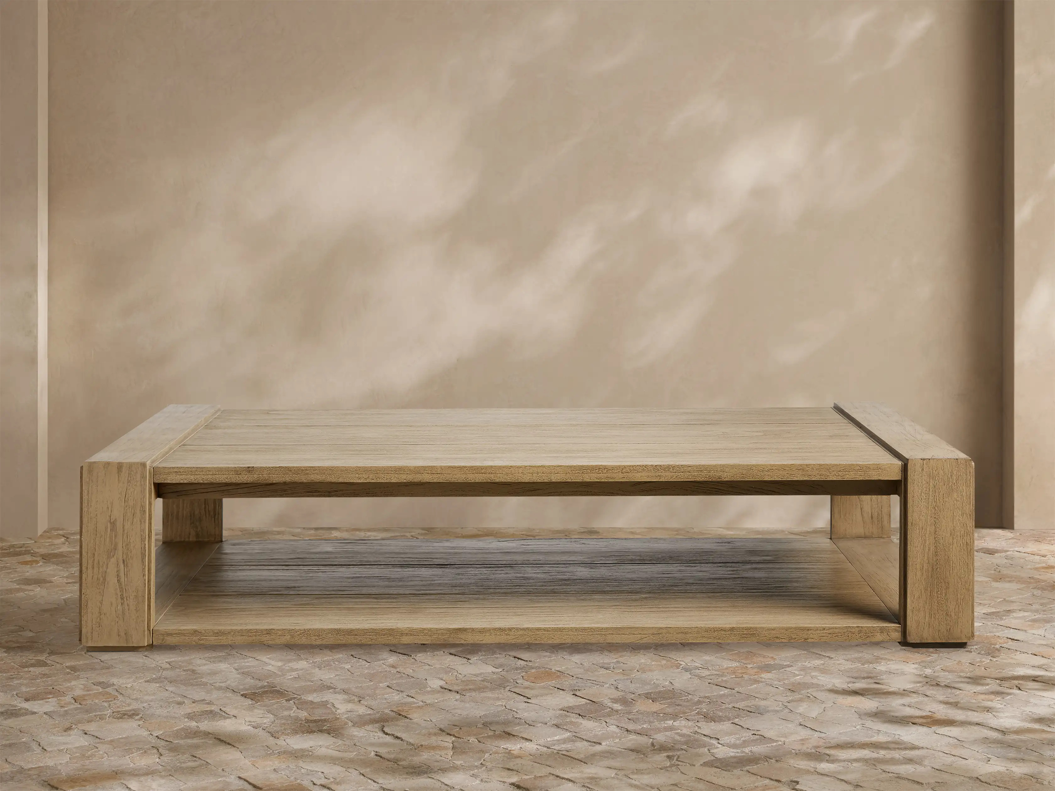 Canyon Outdoor Teak Coffee Table | Arhaus