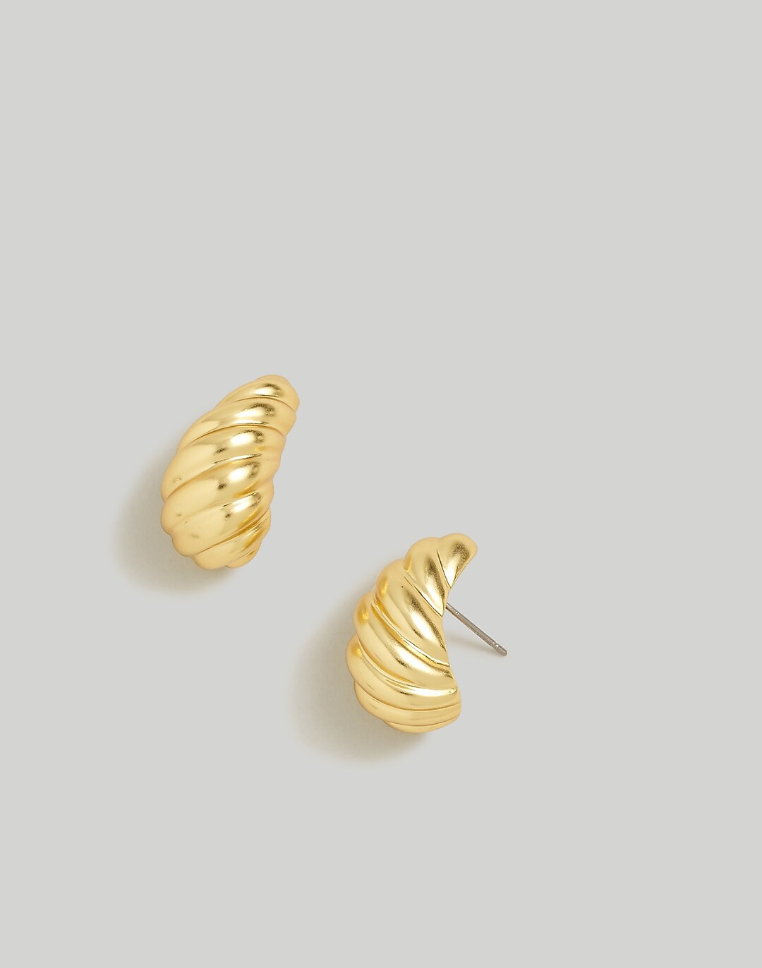 Puffed Small Hoop Earrings | Madewell