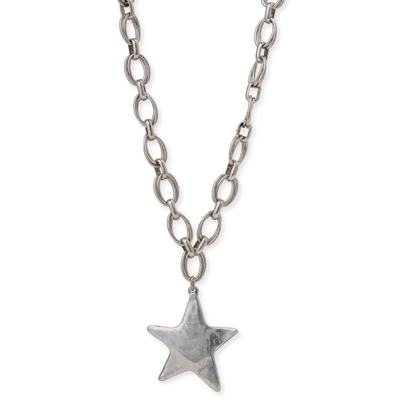 Silver Star Shine Necklace | BRACHA