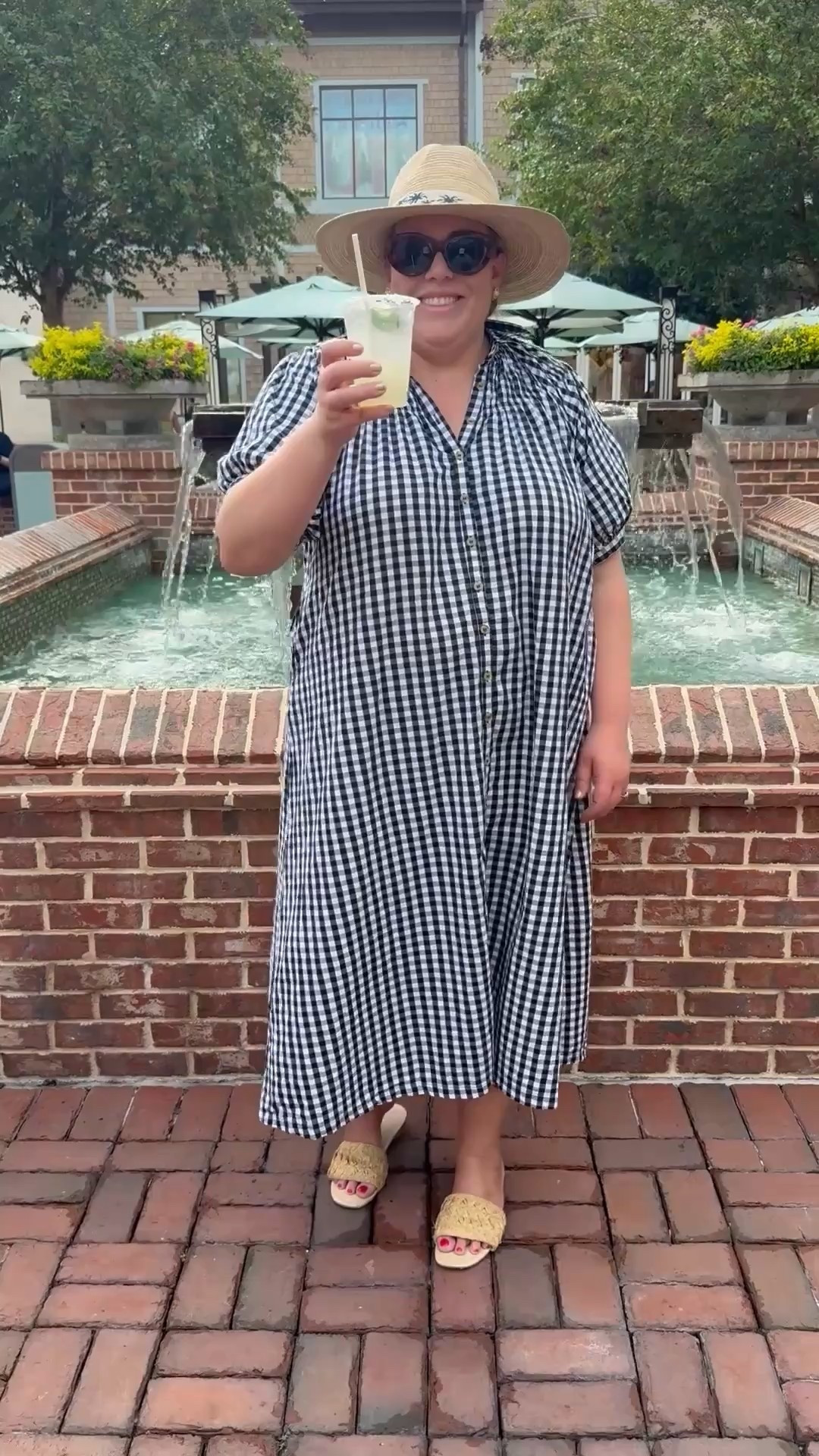 An easy fall dress! Pockets, puff sleeves, and gingham! Comes in 3 fabrics. Size XXL = 18/20. 

#LTKStyleTip #LTKPlusSize #LTKTall