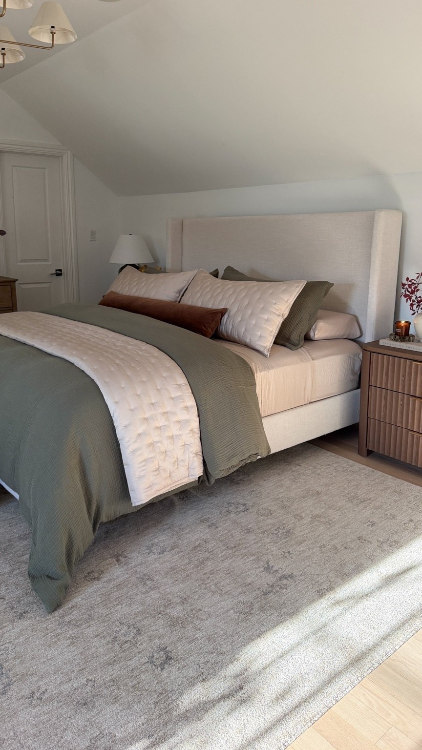 The rug that made our bedroom feel instantly more finished. 🤎✨

I love how soft, neutral tones can add warmth and texture without overwhelming the rest of the room. The subtle pattern gives this one just enough character while keeping everything feeling calm, cozy, and timeless.

It’s one of those simple pieces that quietly pulls the whole space together. 🌿

#LTKHome #LTKSeasonal #LTKmomlife