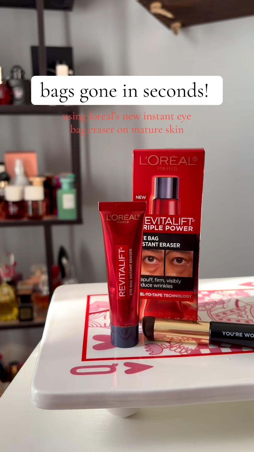 Eye bags gone in seconds! Testing this on my lovely mama! Great for mature skin, crepey skin around the eyes, and eye bags! 

#LTKBeauty #LTKgrwm