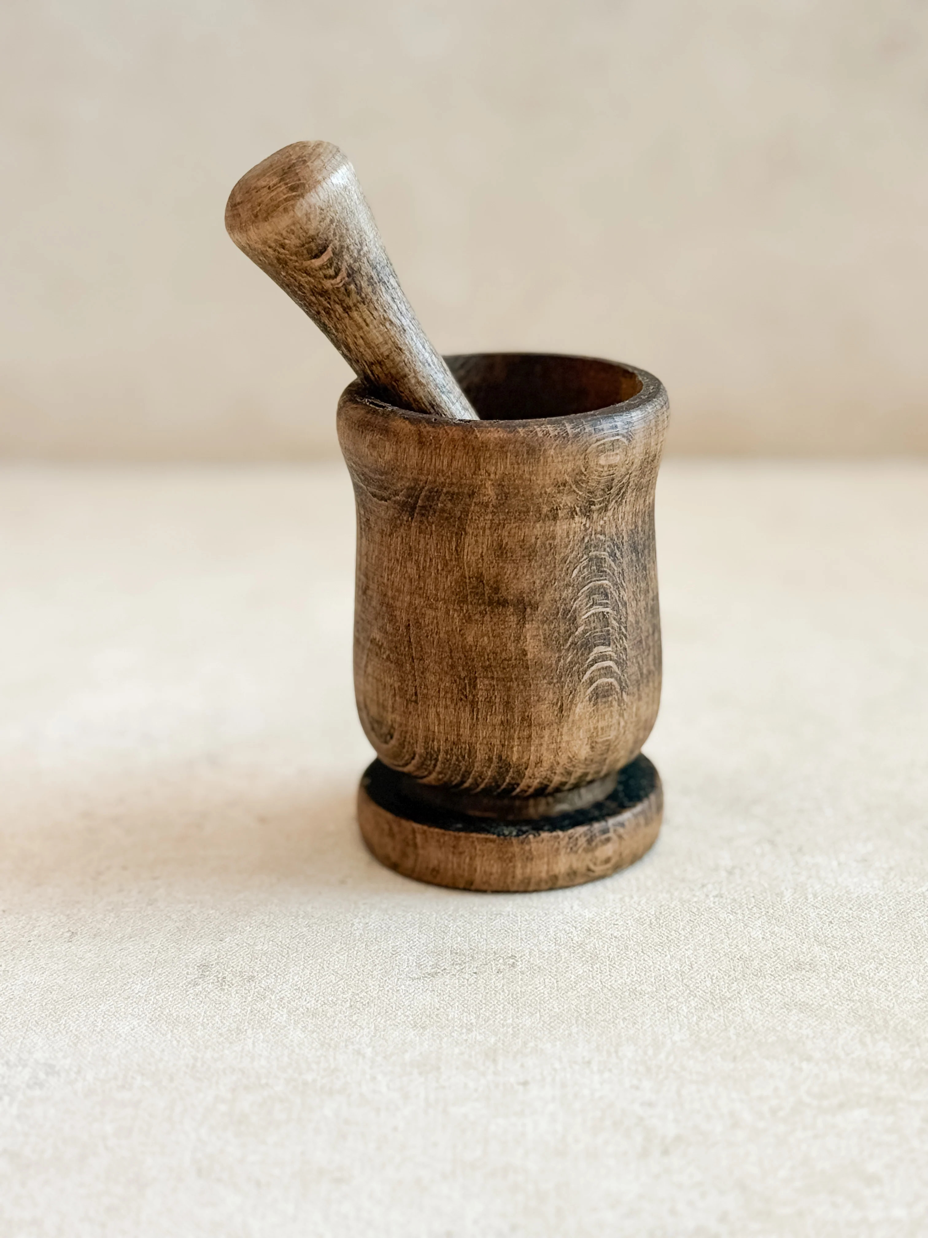 Mortar & Pestle, Dark Walnut | Cottage and Key