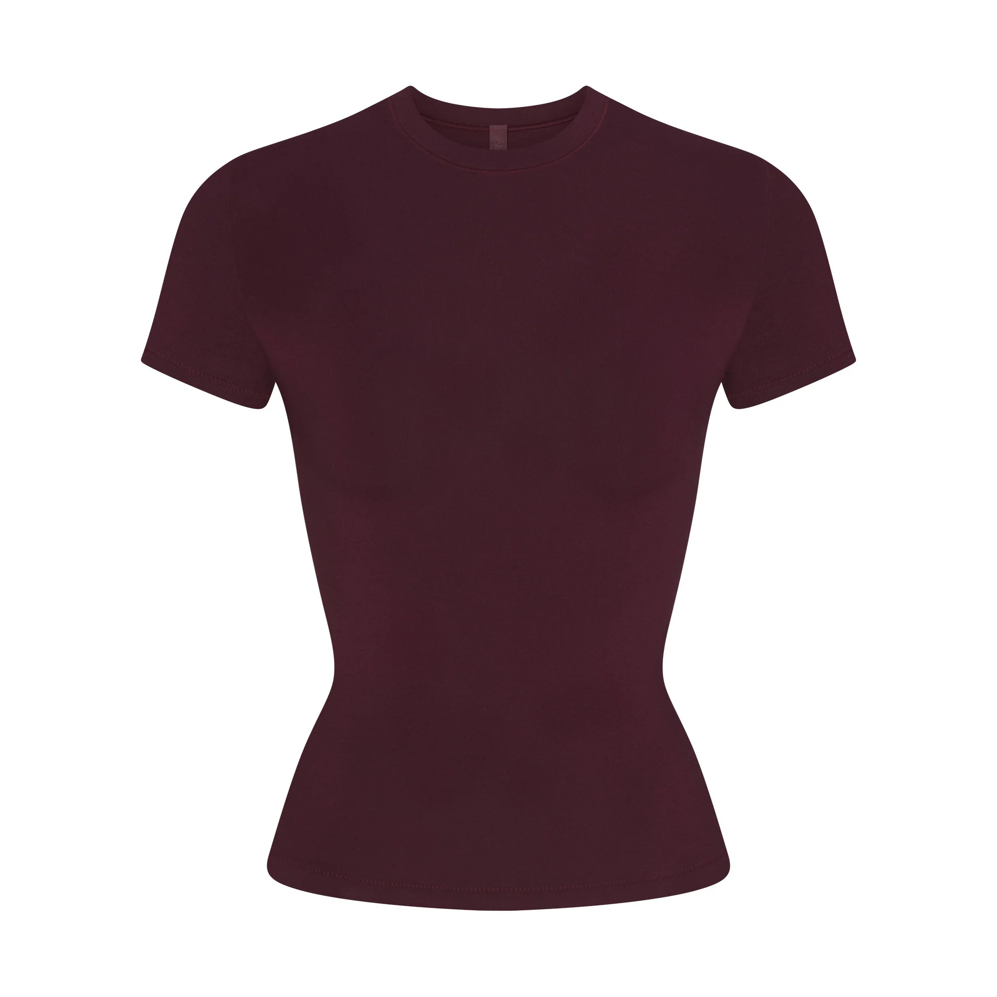 COTTON JERSEY T-SHIRT | CURRANT | SKIMS | SKIMS (US)