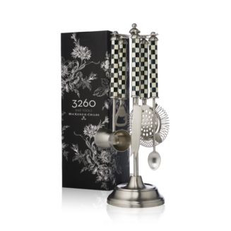 Mackenzie-Childs Courtly Check 5-Piece Bar Tool Set with Stand  | Bloomingdale's Gifts For The Ho... | Bloomingdale's (US)