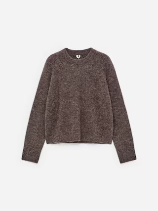 Alpaca-Wool Blend Jumper – Brown – Women – ARKET GB | Arket UK