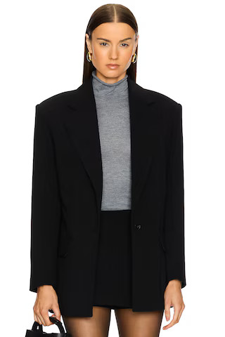 Adina Blazer in Black | Revolve Clothing (Global)