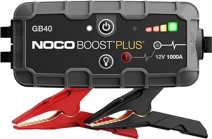 NOCO Boost GB40: 1000A UltraSafe Jump Starter – 12V Lithium Battery Booster Pack, Portable Jump... | Amazon (US)