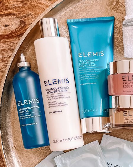 My body care products from Elemis 🩵🤍💙 These products help nourish my skin every season!! 

#LTKSale #LTKbeauty
