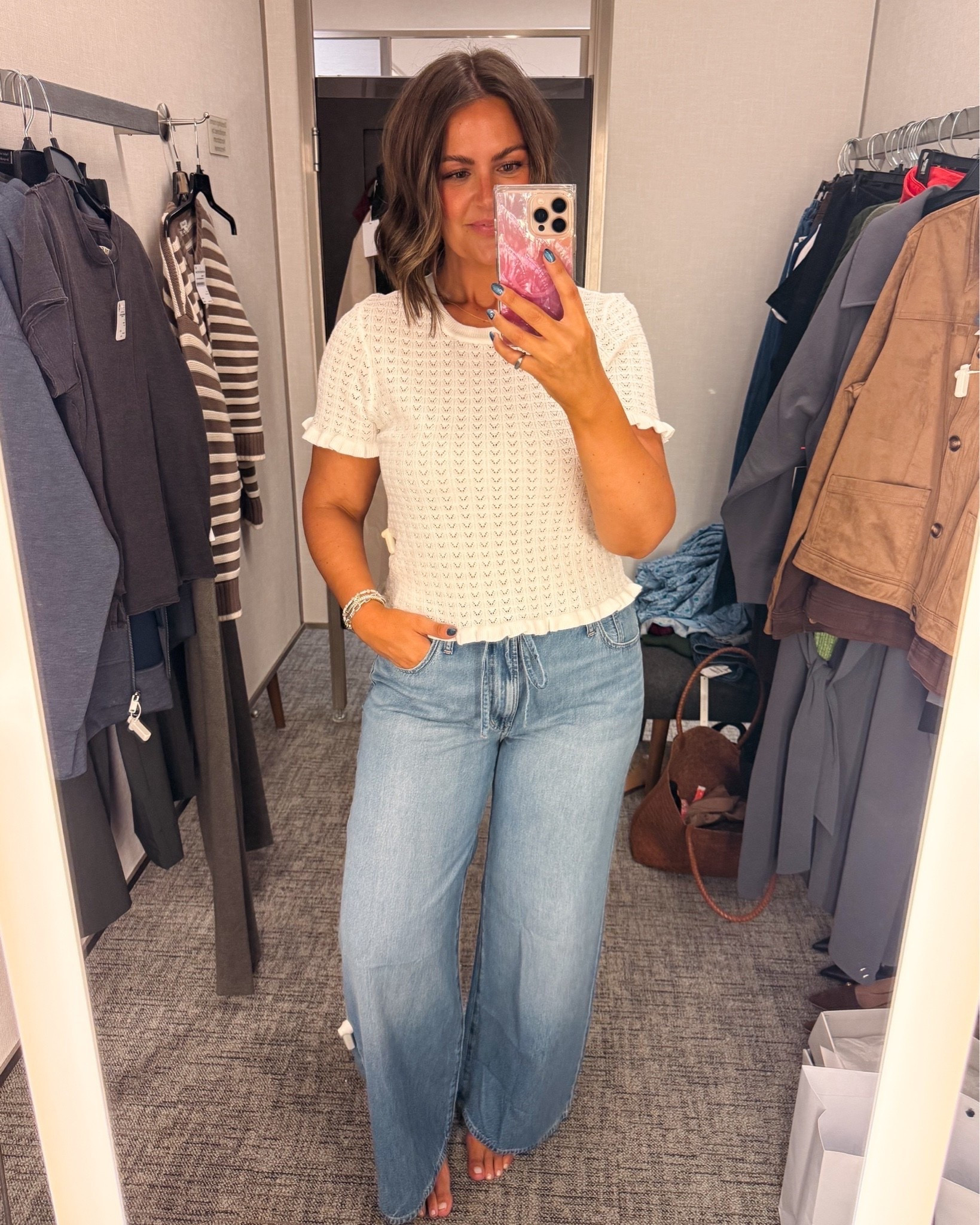 Nordstrom sale finds under $100

Black dress, medium
Red dress, large
Athletic pants, large
Athletic top, medium
Quilted vest, medium
Hoodie, large
Jeans, 32 (size up 1)
Blue tshirt, large
White short sleeve sweater, large
Green sweater, large
Black trousers, 12
Blue short sleeve sweater, medium
Blue & magenta v necks, medium
Faux suede jacket, large
Denim jacket, medium (size down 1)

Size 12, midsize, sale alert, N sale, fall fashion, workwear, closet staples, elevated basics

#LTKMidsize #LTKSaleAlert #LTKWorkwear