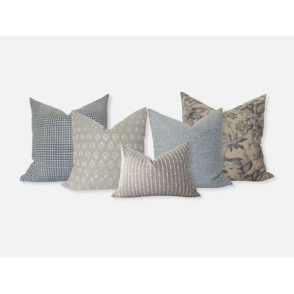 Textured Cotton Blend Pillow Cover | Wayfair North America