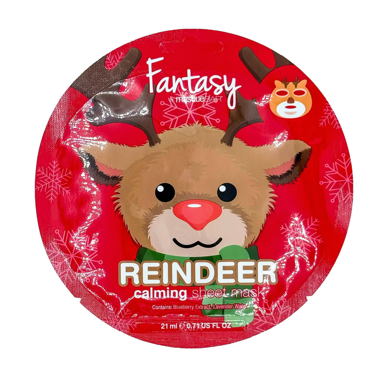 Fantasy by Masque Bar Reindeer Sheet Mask - 0.71 fl oz | Target