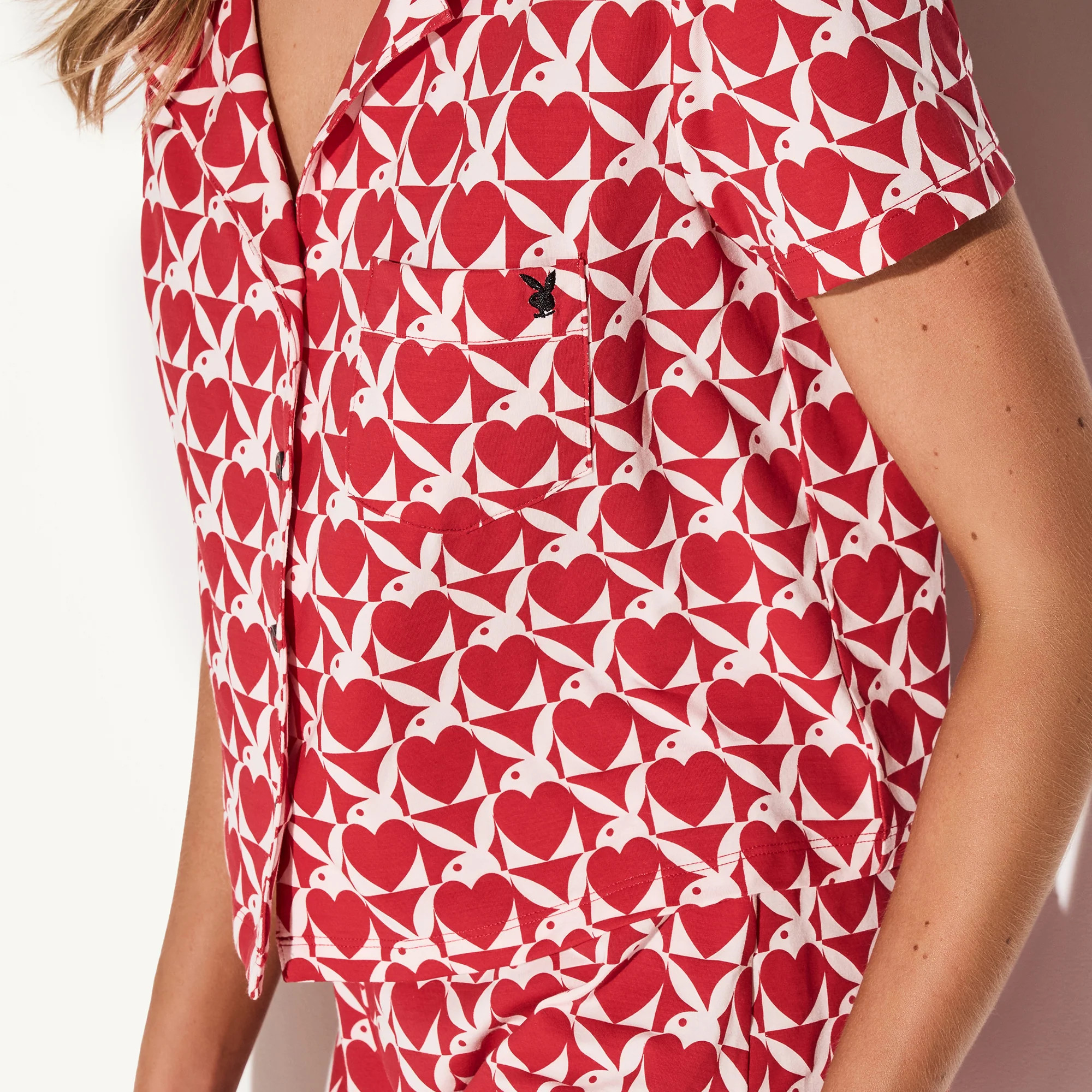 The Slumber Party Lounge Set, Red | Playboy