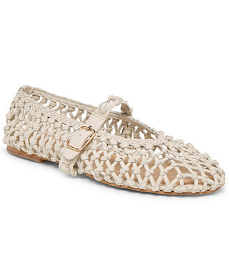 Women's Clair Woven Mary Jane Flats | Macy's