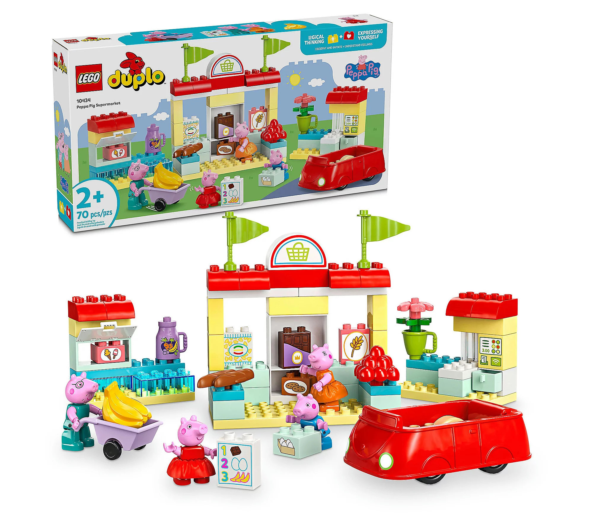 LEGO DUPLO Peppa Pig Supermarket Toy | QVC