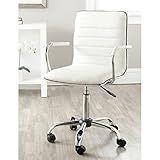 Safavieh Home Collection Jonika White Desk Chair | Amazon (US)
