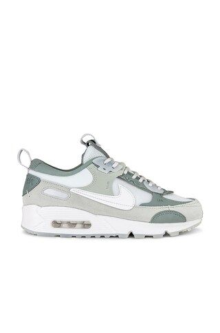 Nike Air Max 90 Futura Sneaker in Summit White & Mica Green from Revolve.com | Revolve Clothing (Global)