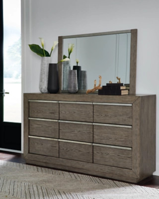 Anibecca 9 Drawer Dresser and Mirror | Ashley Homestore