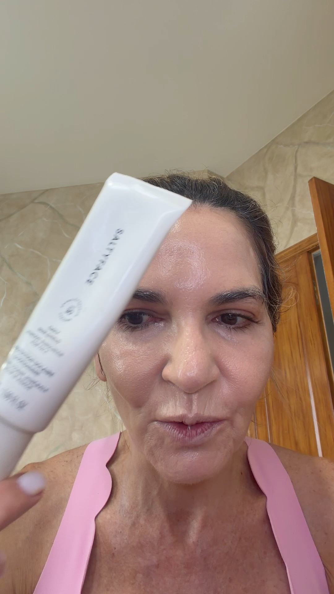 This face sunscreen is really amazing. I applied foundation on top of it and my face looks better than any other primer I used before. I 100% recommend it @Saltyface

#LTKOver40 #LTKstorytime #LTKootd
