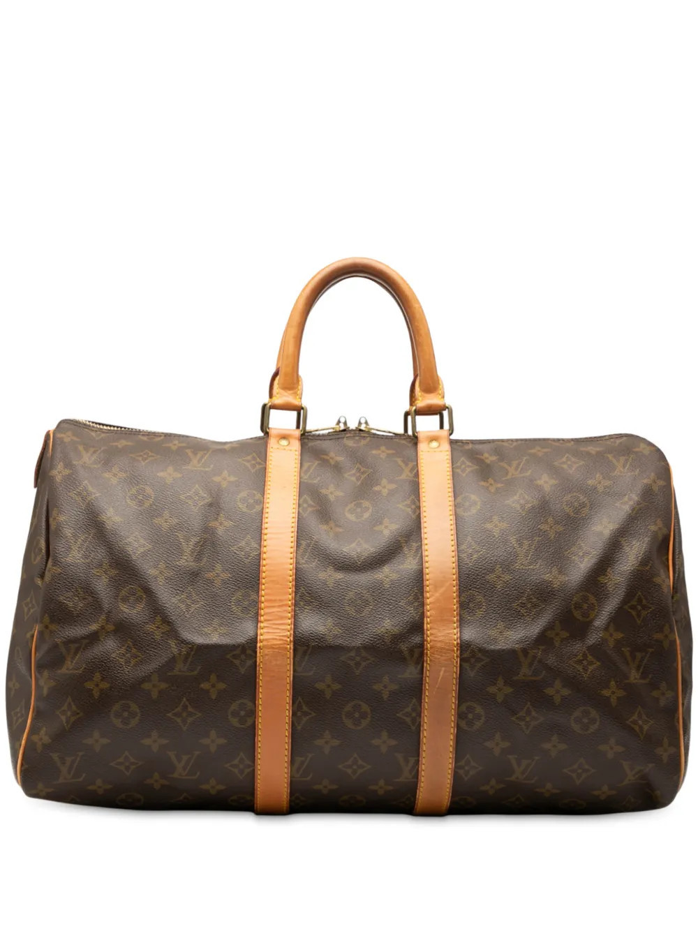 Louis Vuitton Pre-Owned 1991 Monogram Keepall 45 travel bag - Brown | Farfetch Global