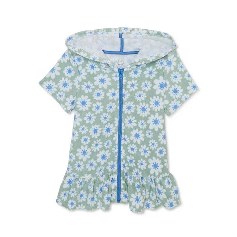 Wonder Nation Toddler Girl Cover-Up Dress, Sizes 12M-5T | Walmart (US)