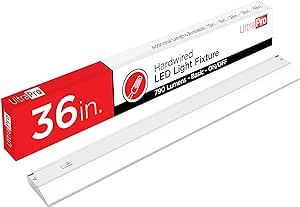 UltraPro 36 inch Hardwired Under Cabinet Lights, On/Off Only, 2700K Warm White, Under Cabinet Lig... | Amazon (US)
