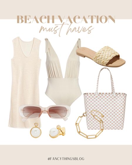 All things neutral for this cute vacay look! ✨

Vacation inspo, vacation outfits, vacation finds, beach finds, fashion, spring break, vacay, vacation, swim cover up, swim suit, one piece swim suit, sandals, beach bag, tote bag, sunnies, sunglasses, gold jewelry, bracelet, earrings, swim finds, cute swim, vacation must haves, target, target style, Nordstrom, Kate spade, bauble bar, old navy, fancythingsblog 

#LTKtravel #LTKfit #LTKswim