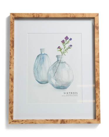 16X20 Matted To 11X14 Kelly Faux Burlwood Wall Portrait Frame | TJ Maxx