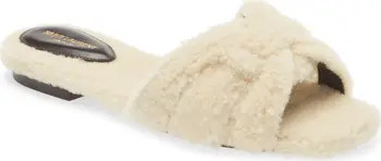 Tribute Genuine Shearling Slide Sandal | Nordstrom