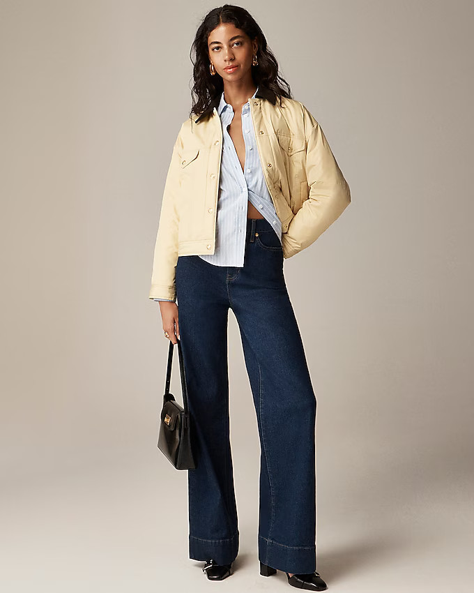 High-rise denim trouser jean | J. Crew US