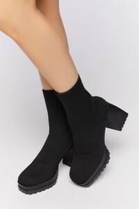 Lug-Sole Sock Booties | Forever 21 (US)