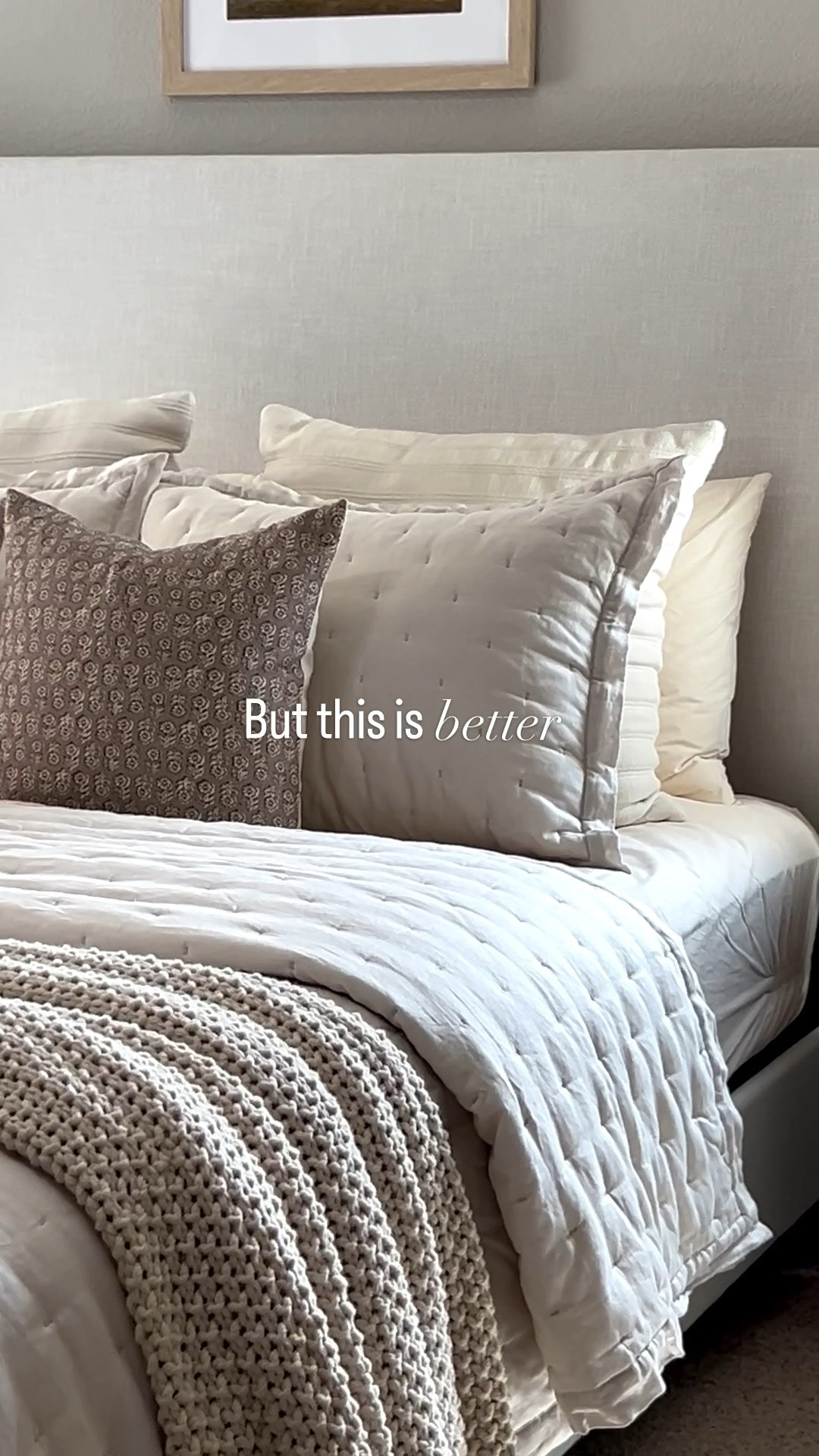 New Wayfair bed frame in color Ivory Canvas ✨ (comes in king or queen size)

I wanted a bed that was timeless and elevated without breaking the bank! Beyond happy with my purchase 😍


#LTKHome