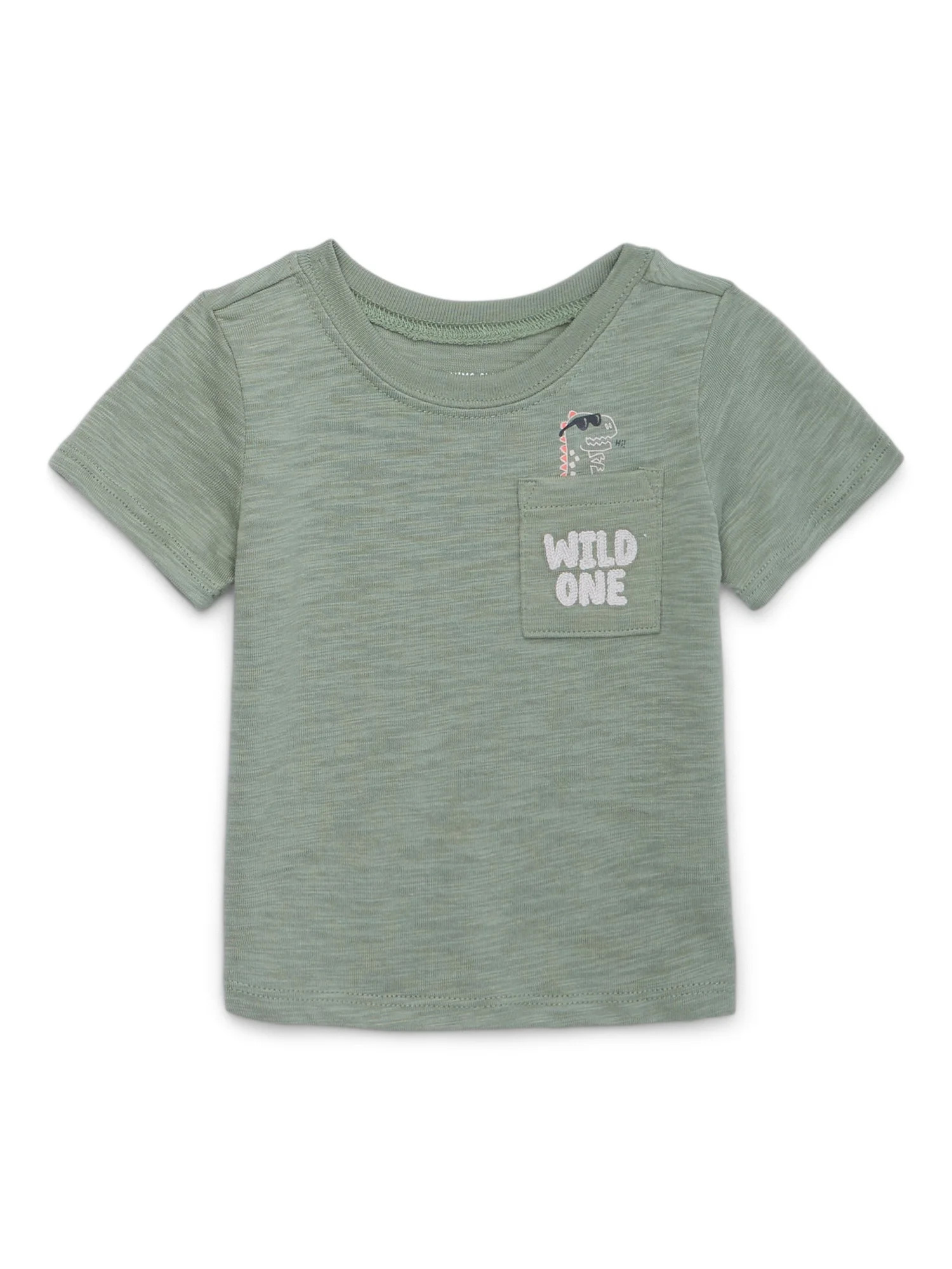 Garanimals Baby Boys' Pocket Tee with Short Sleeves, Sizes 0M-24M | Walmart (US)