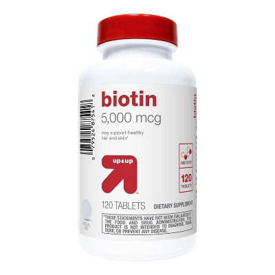 Biotin Dietary Supplement Tablets - 120ct - up&up™ | Target