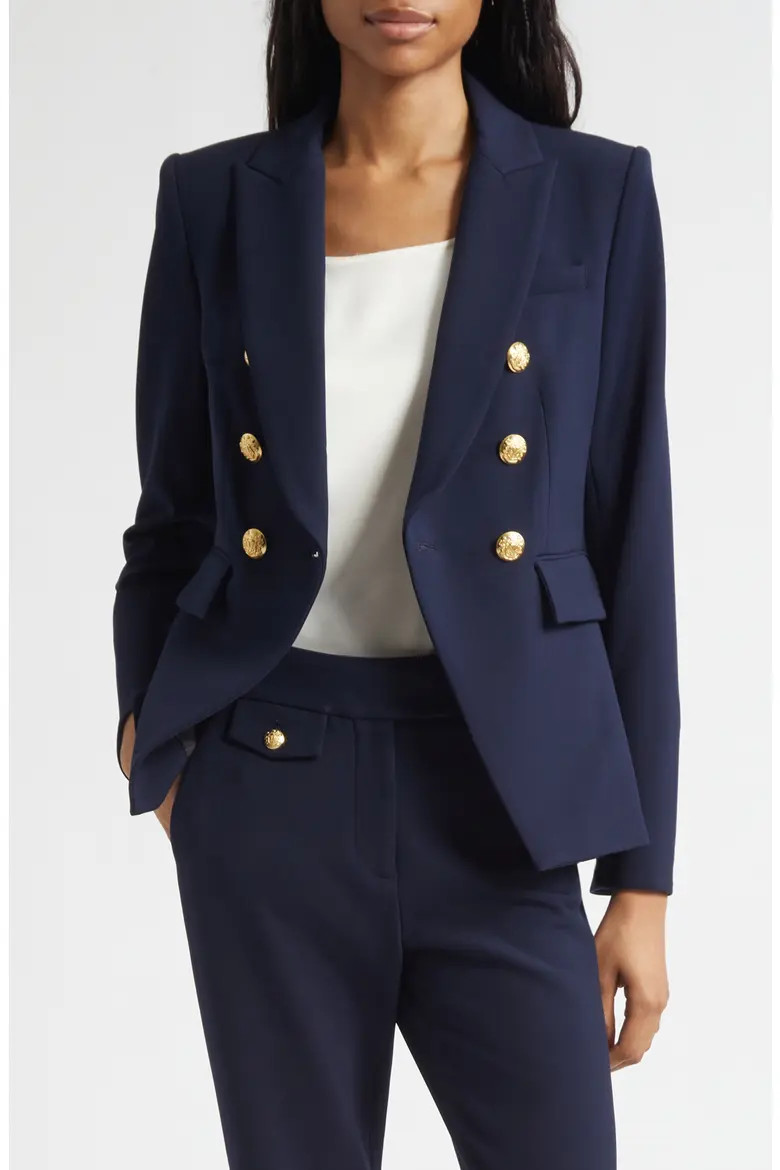 Veronica Beard Miller Double Breasted Dickey Jacket (Women) | Nordstrom | Nordstrom