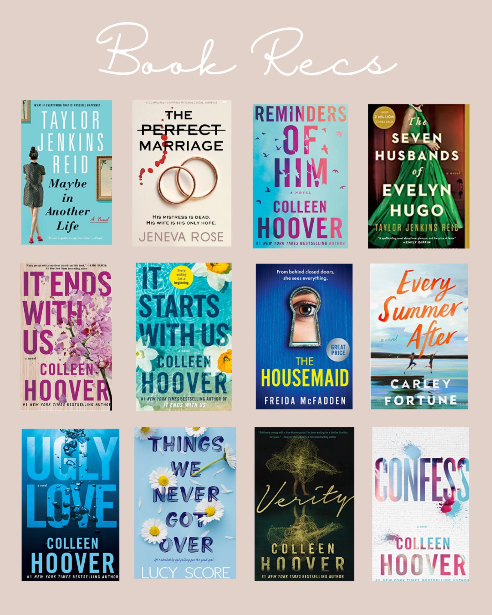 Book recs 