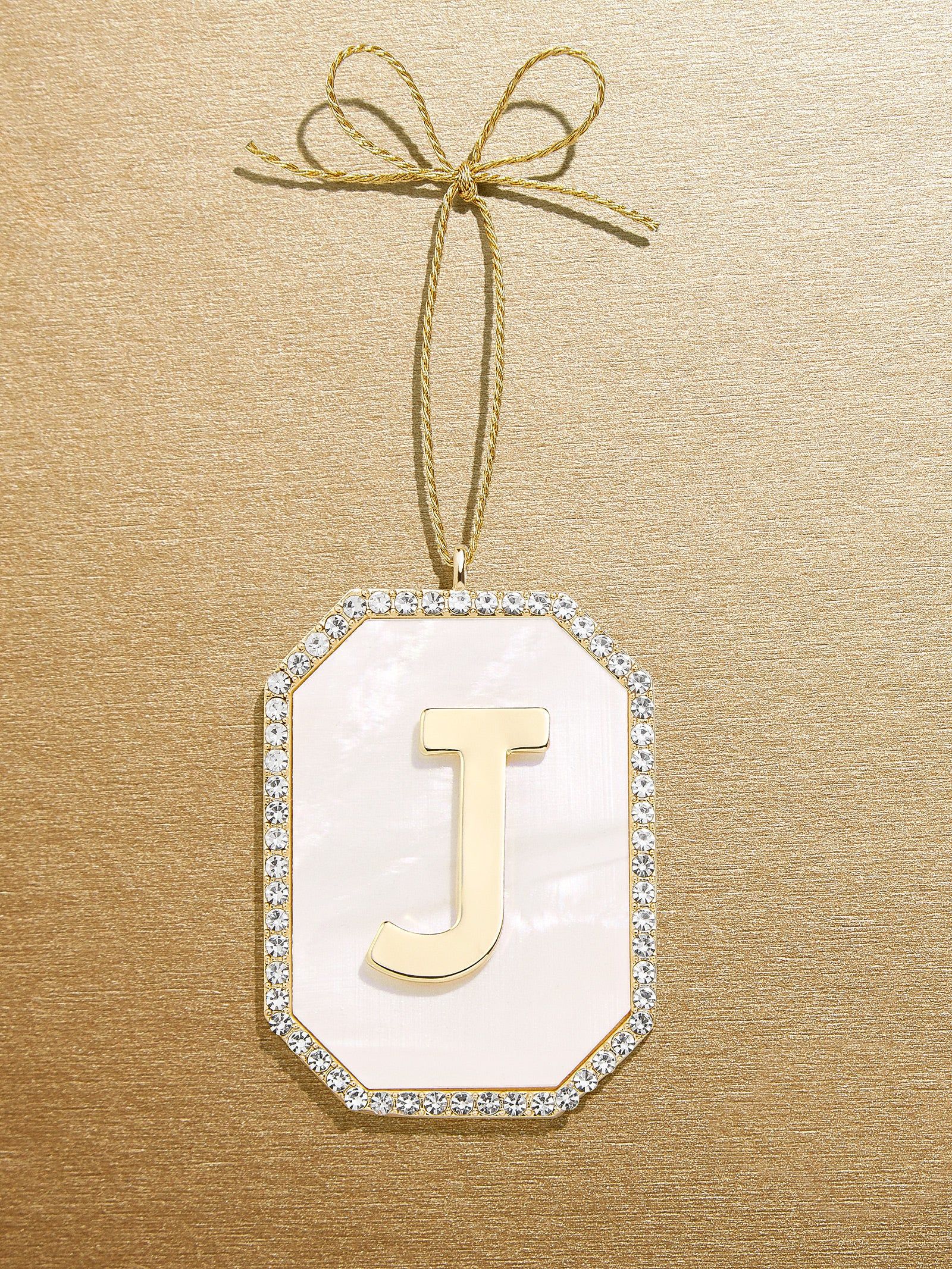 Hung With Care Initial Ornament - Hung With Care Initial | BaubleBar (US)