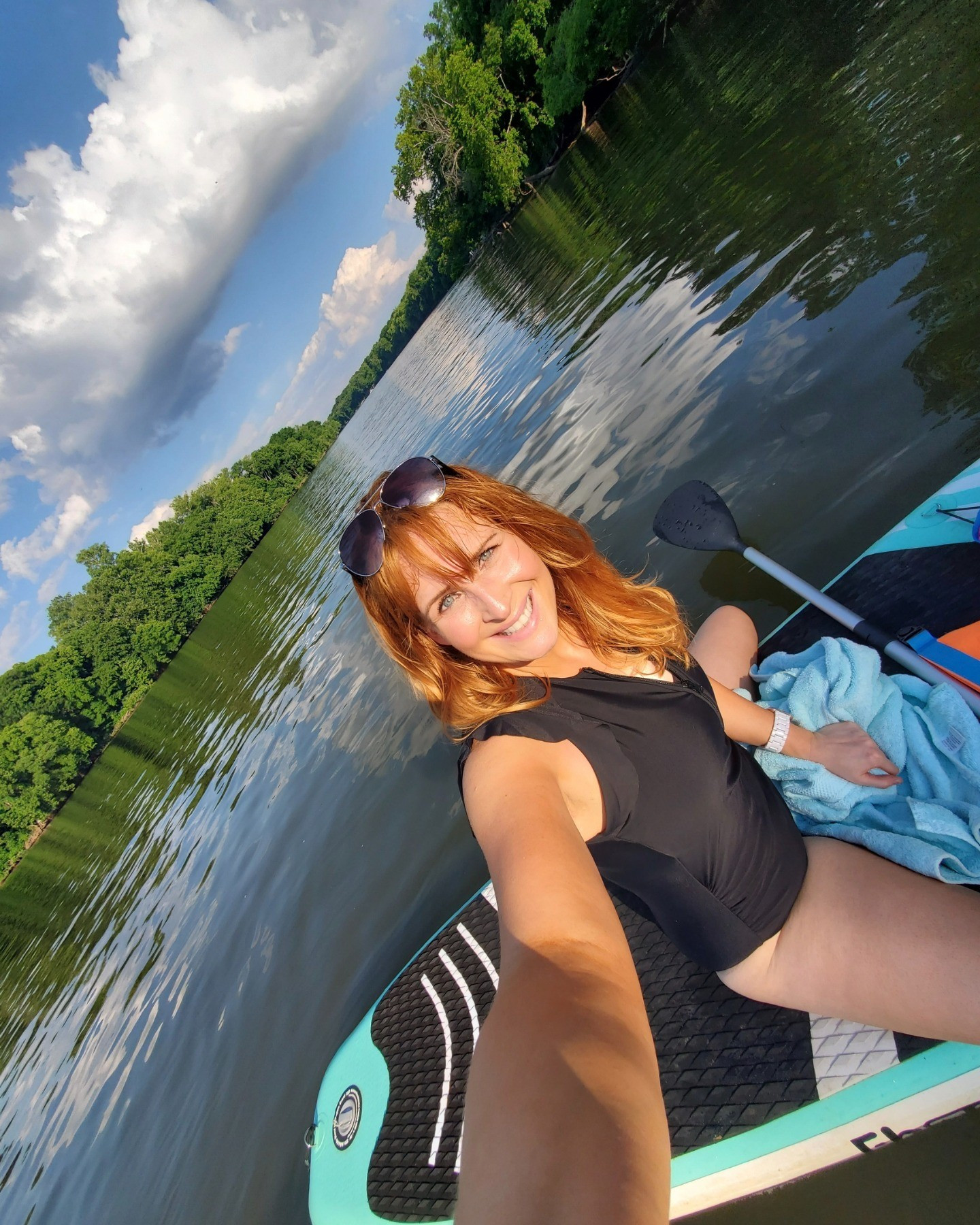 Last year, red hair. Same #sup

#LTKSwim