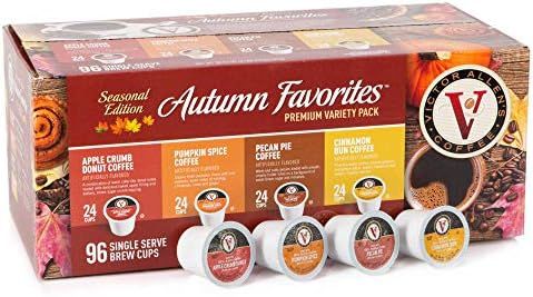Autumn Favorites Variety Pack for K-Cup Keurig 2.0 Brewers, 96 Count, Victor Allen's Coffee Singl... | Amazon (US)