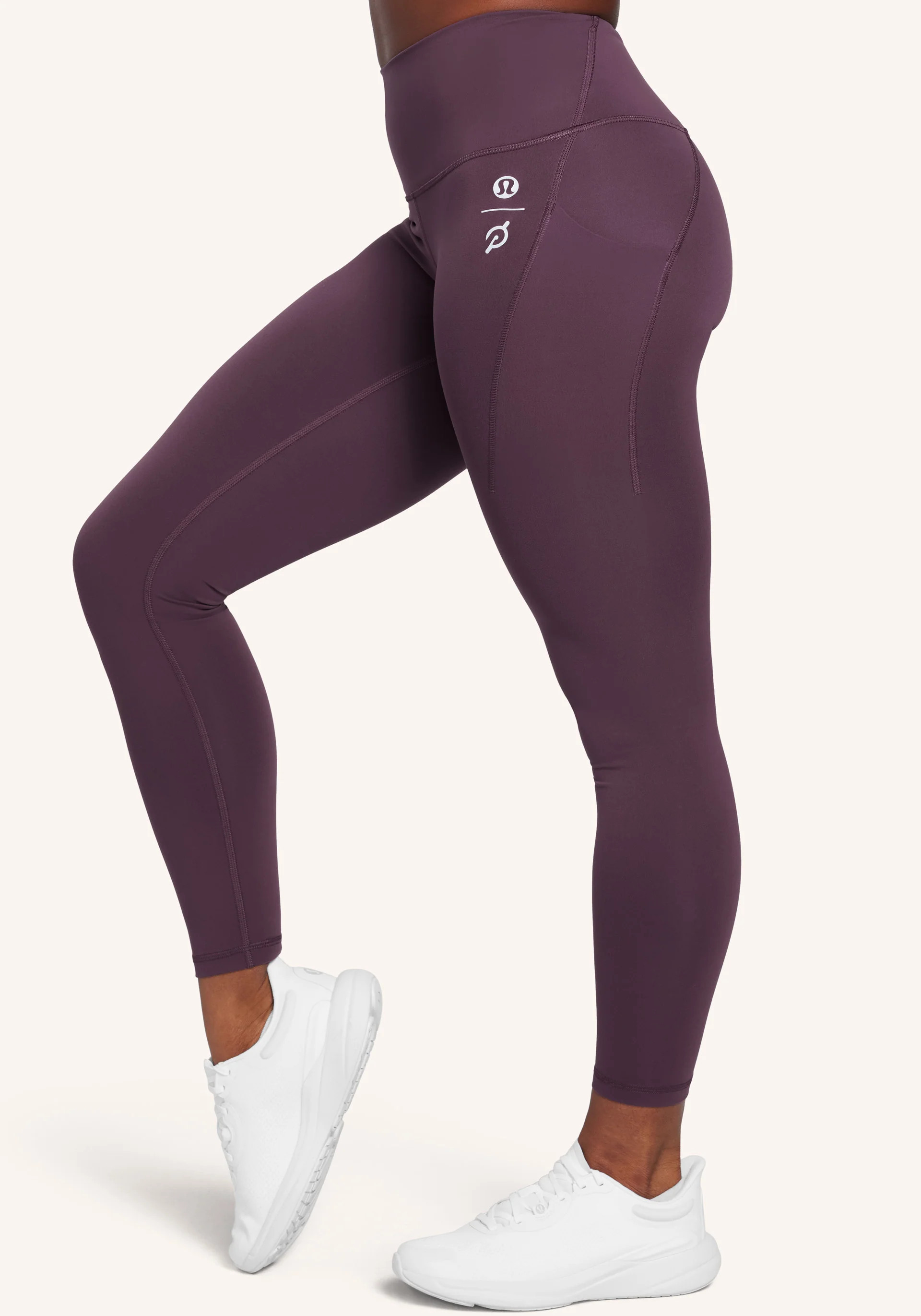 Peloton X Lululemon Women's Wunder Train High-Rise Tight With Pockets 25 in Multi - Cycling Performance Apparel | Peloton Apparel