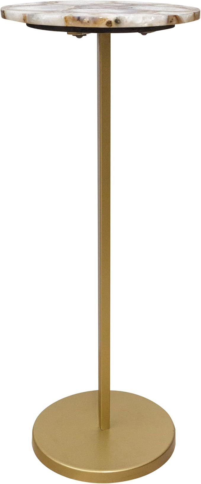 Bombay Elegant Marble Side Table Round, Small Accent Table Nightstand, Couch Table, Premium End T... | Amazon (US)