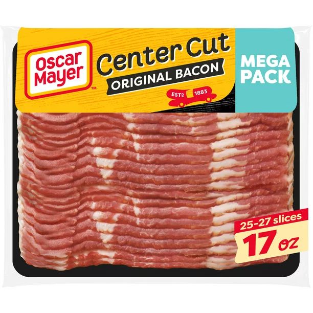 Oscar Mayer Center Cut Original Bacon Mega Pack, 17 oz Pack | Walmart (US)