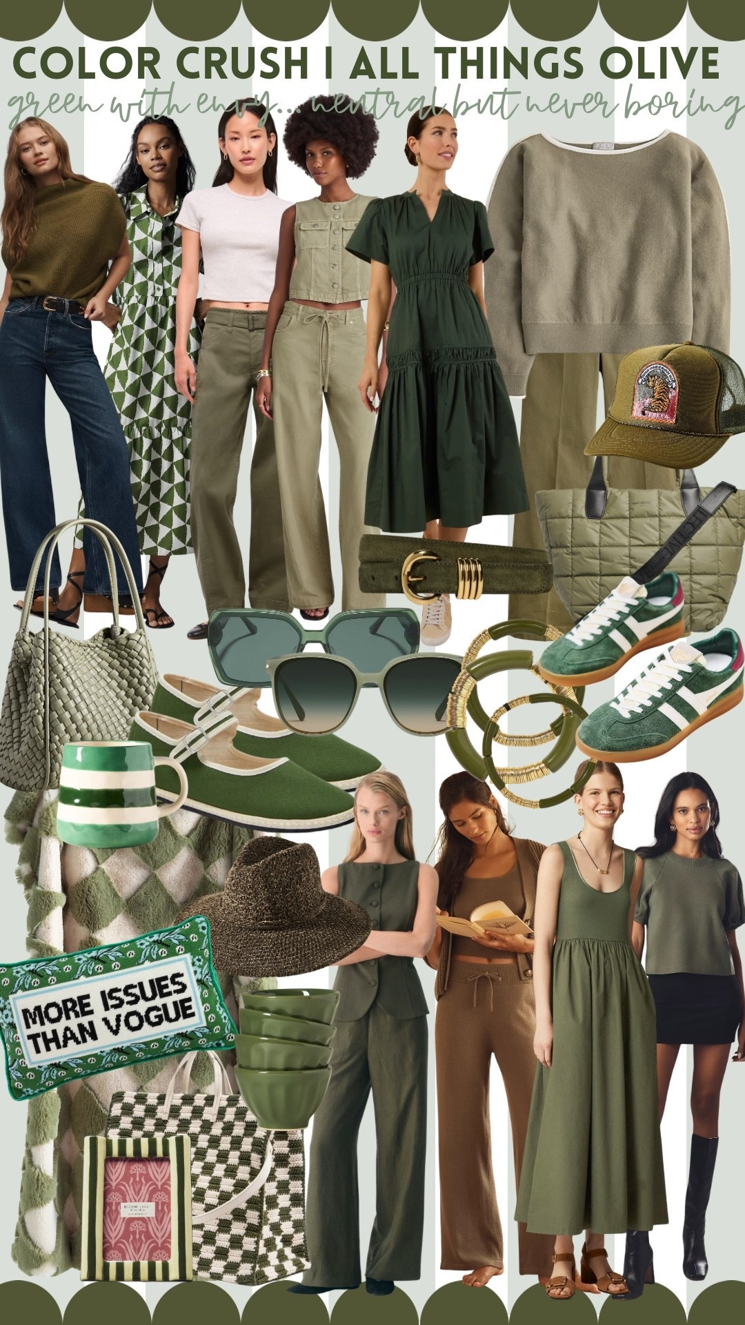 color crush • all things OLIVE GREEN!! 

#LTKFindsUnder100 #LTKSeasonal #LTKStyleTip