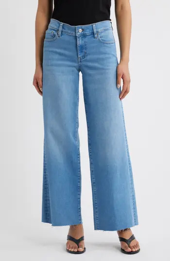 FRAME Low Rise Slim Palazzo Jeans | Nordstrom | Nordstrom