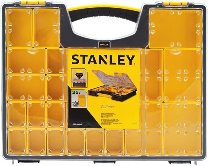 STANLEY Organizer Box With Dividers, Removable Compartment, 25 Compartment (014725R) | Amazon (US)